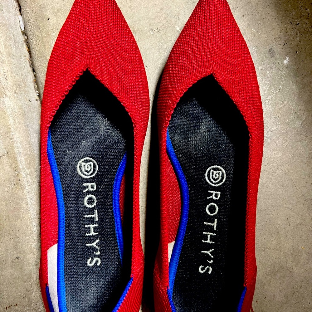 Rothy’s pointy shoes